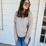 Soft Waffle V-Neck