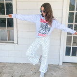 Floral Print Denim