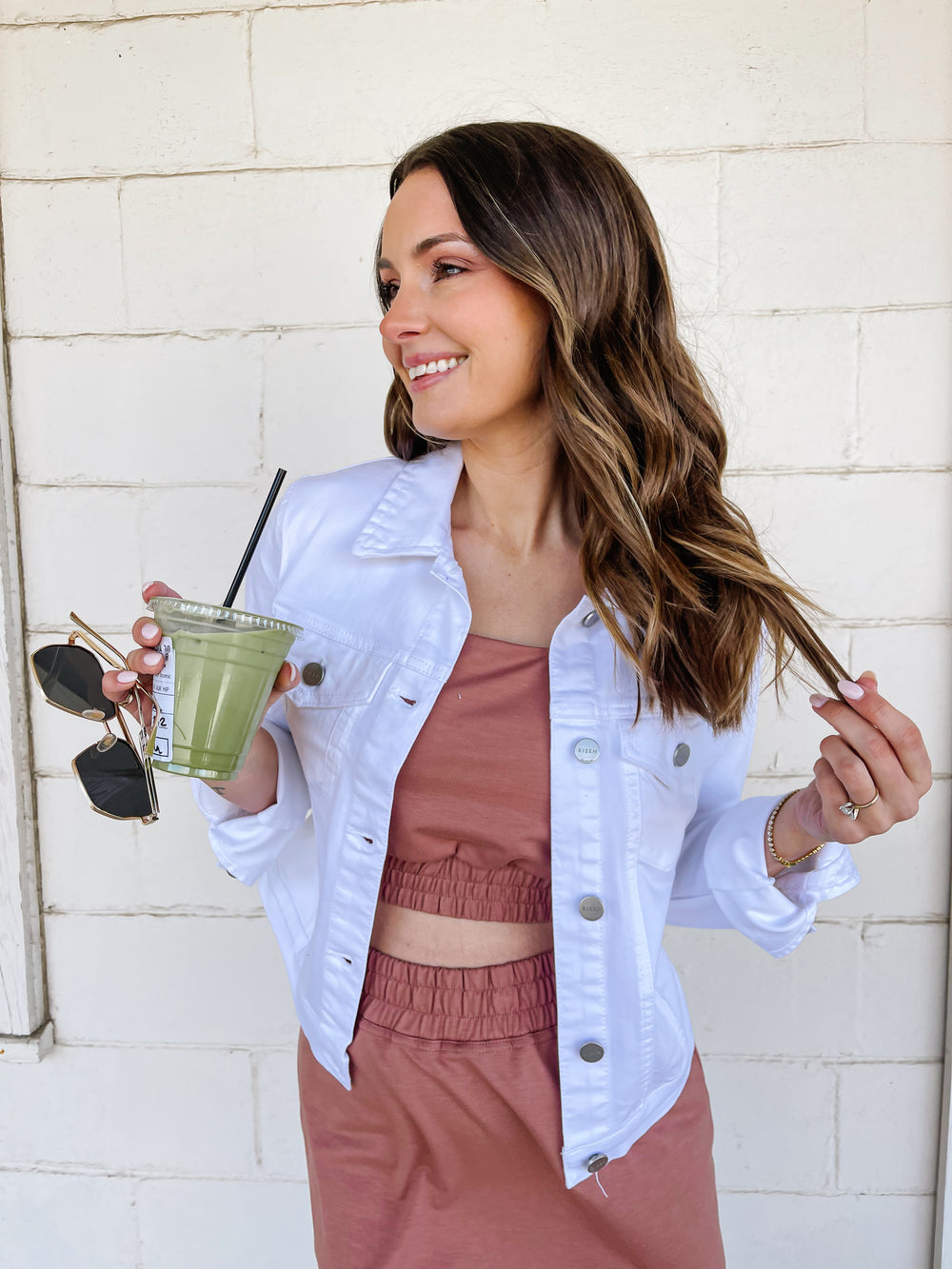 Classic White Denim Jacket