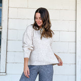 Brushed Oatmeal Sweater