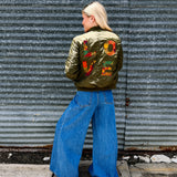Love Patch Bomber Jacket