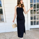 Linen Long Straight Dress