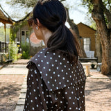 Chocolate Polka Dot Short Set