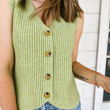 Lime Sweater Vest