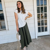 Oatmeal Brushed Knit Sweater