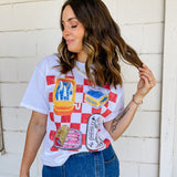 Checkered Sand Tee
