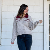 Western Button Cardigan