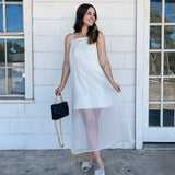 Champagne Organza Dress