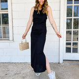 Linen Long Straight Dress