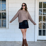 Mocha Box Sweater