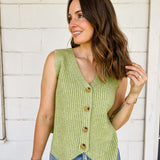 Lime Sweater Vest