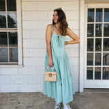 Striped Maxi Tired Dress