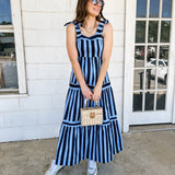 The Blues Striped Maxi Dress