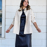 Chocolate Faux Leather Maxi Dress