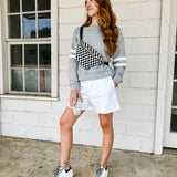 Varsity Striped Pullover
