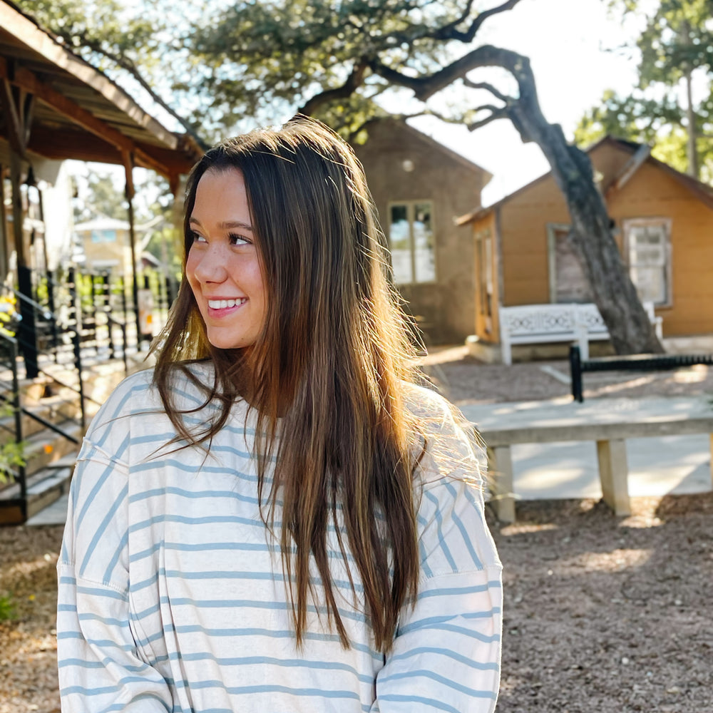 Natural Blue Pullover