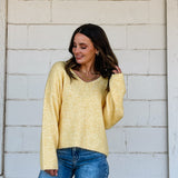 Butter Yellow Knit Sweater