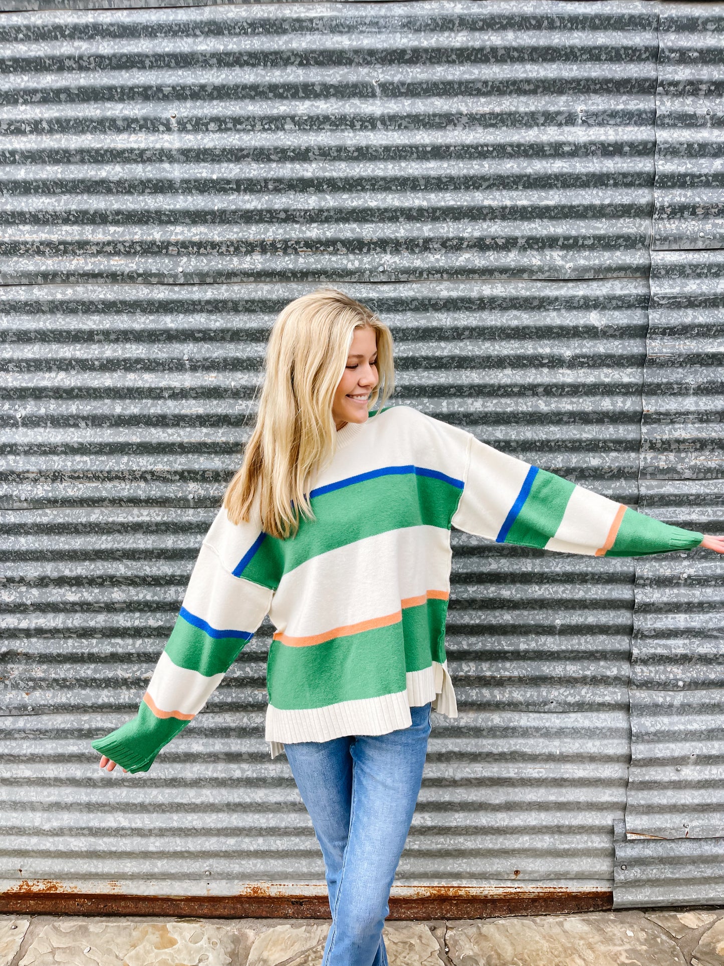 Bold Striped Sweater