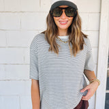 Crew Neck Oversize Tee