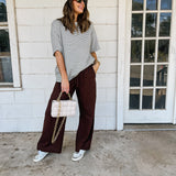 Crew Neck Oversize Tee