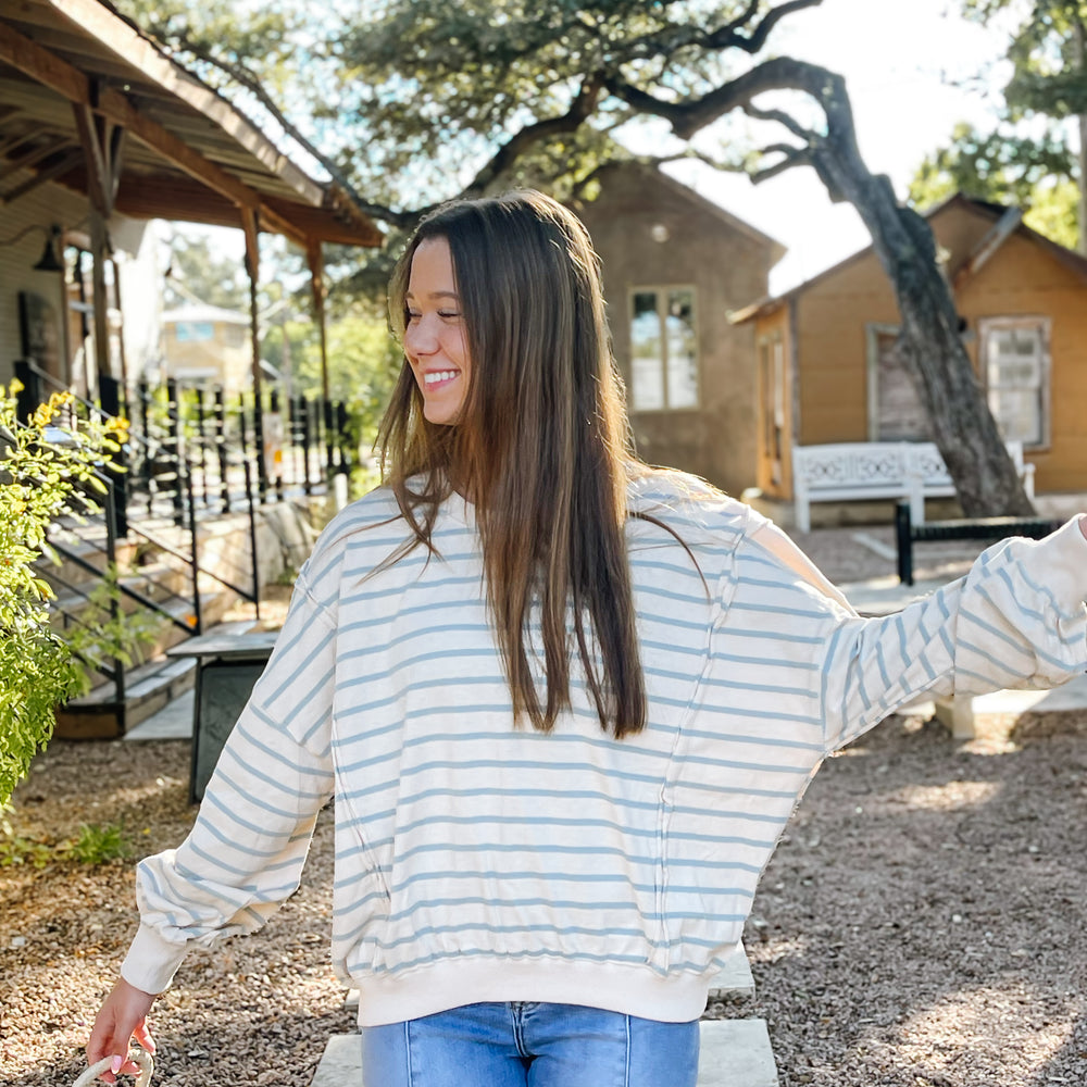 Natural Blue Pullover