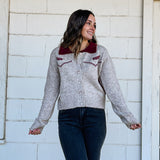 Western Button Cardigan