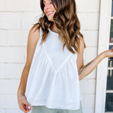 Detailed White Blouse