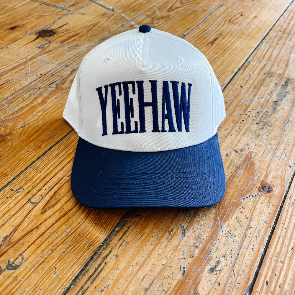Yeehaw Navy Trucker Hat