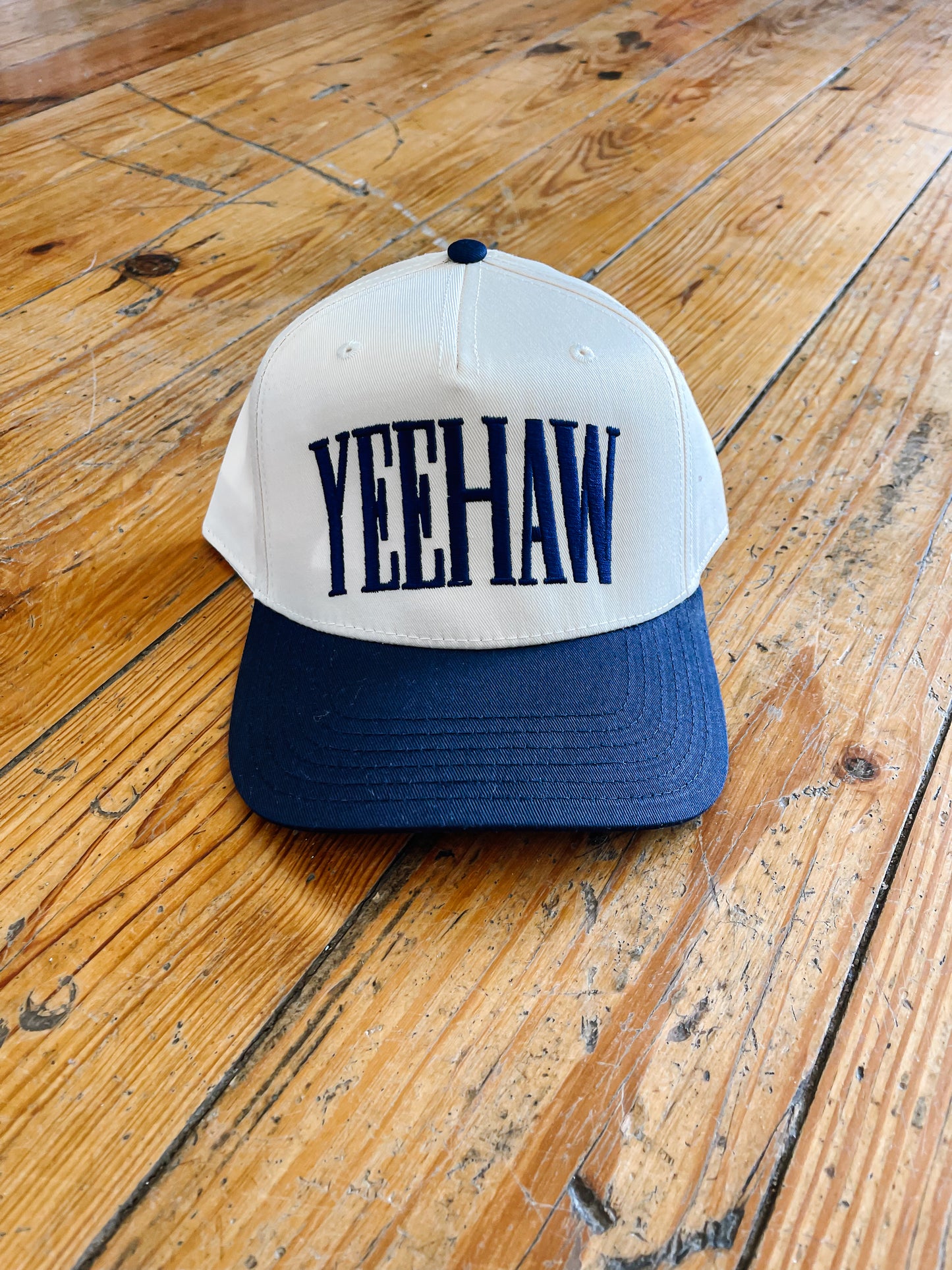Yeehaw Navy Trucker Hat