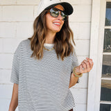 Crew Neck Oversize Tee