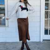 Chocolate Silky Midi