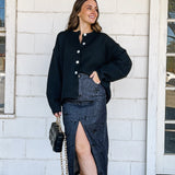 Classic Black Cardigan