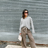 Wide Leg Espresso Pant