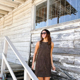 Espresso Mini Dot Dress