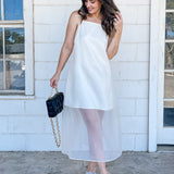 Champagne Organza Dress