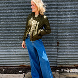 Love Patch Bomber Jacket