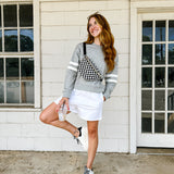 Varsity Striped Pullover