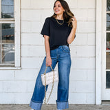 Washed Cropped Tee