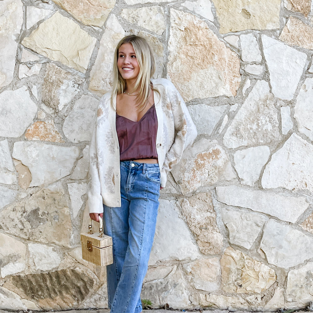 
                      
                        Aztec Pattern Cardigan
                      
                    