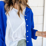 Royal Blue Cardigan