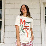 Merry + Joyful Christmas Tee