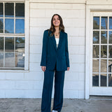 Classic Teal Pant Suit
