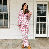 Christmas Printed Pajama Set