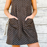 Espresso Mini Dot Dress