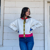 Color Block Cardigan
