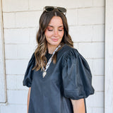 Leather Tunic Dress