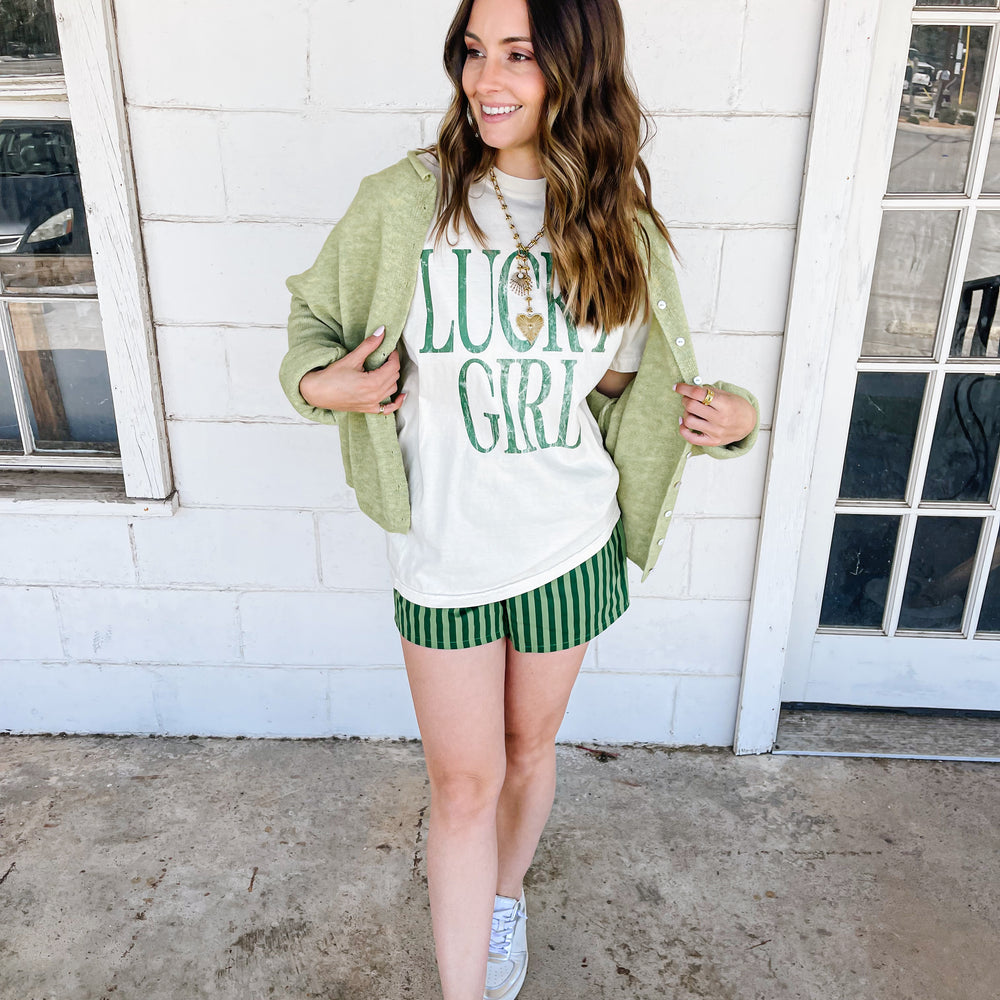 
                      
                        Lucky Girl Graphic Tee
                      
                    
