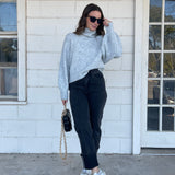 Heather Grey Turtle Neck