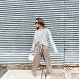 Our Favorite Cardigan - Grey Stripe
