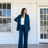 Classic Teal Pant Suit